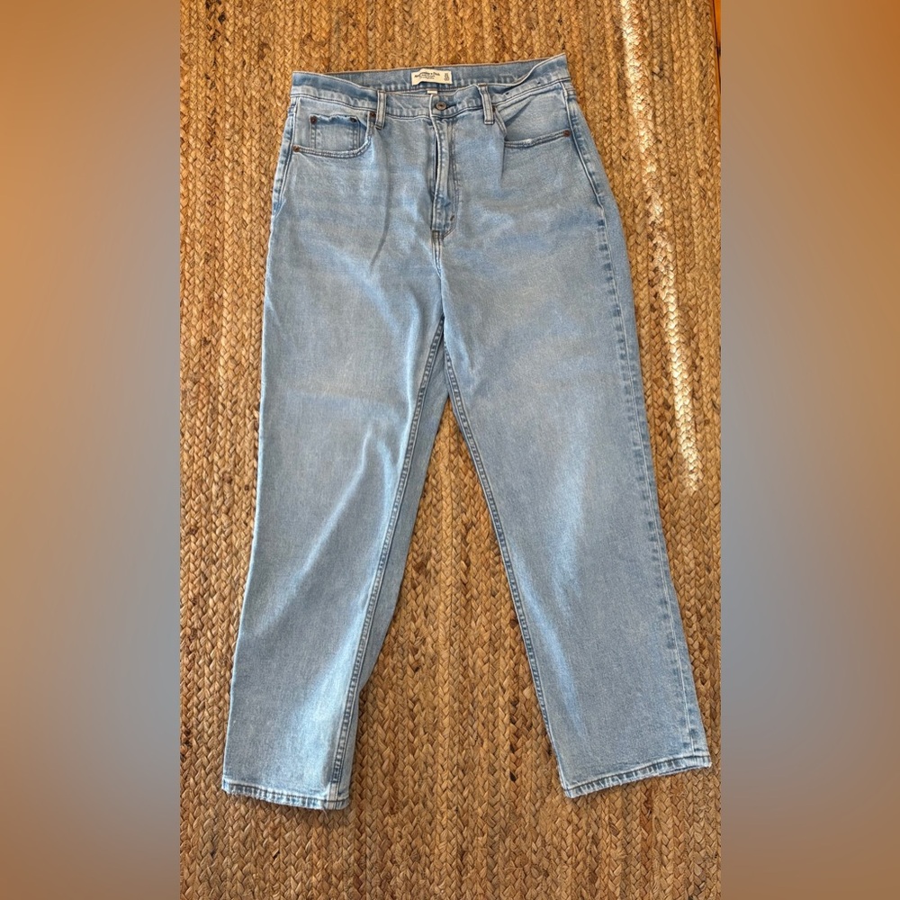 Abercrombie & Fitch Light Blue Straight Leg Jeans